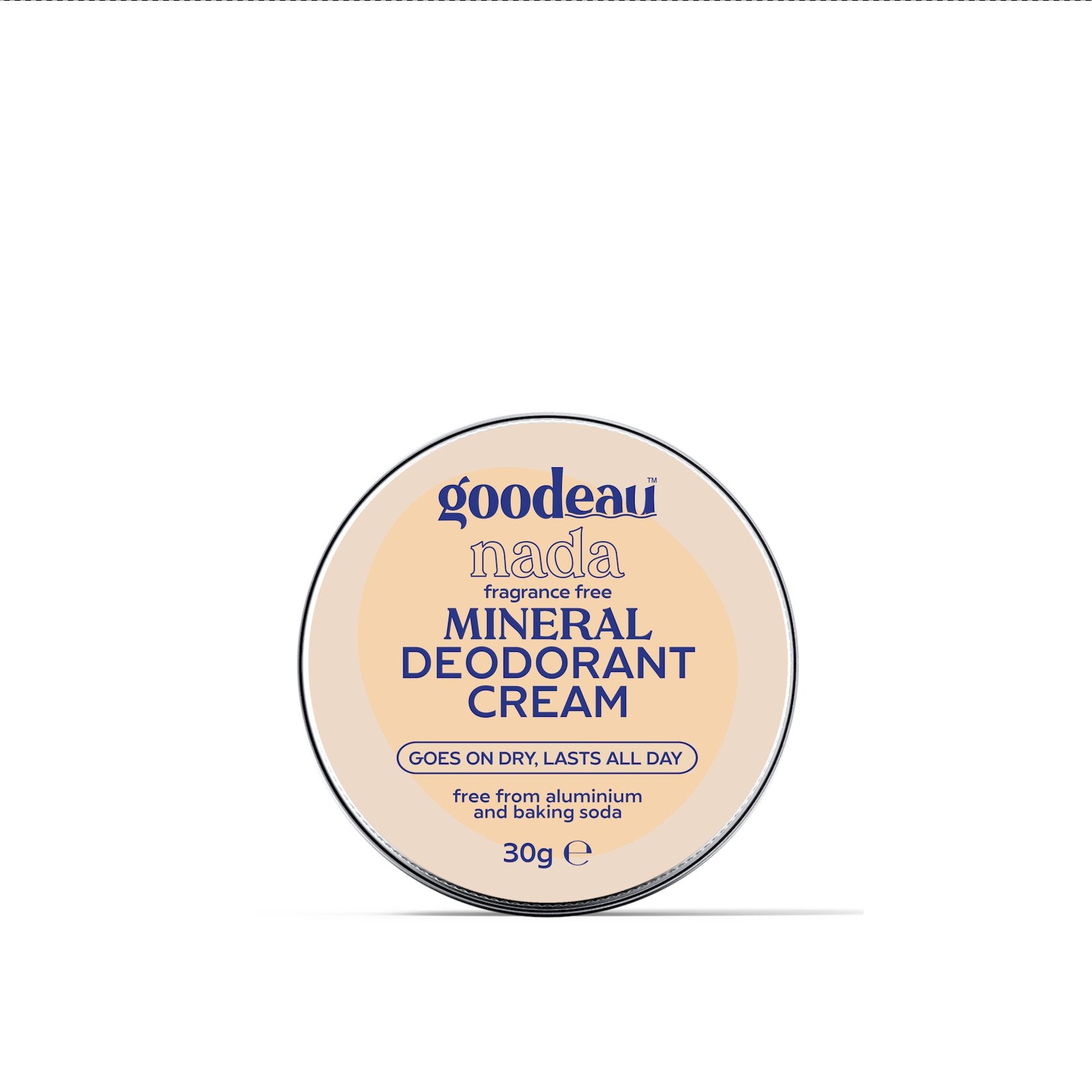 Mineral Deodorant Cream 〰️ Nada - Goodeau