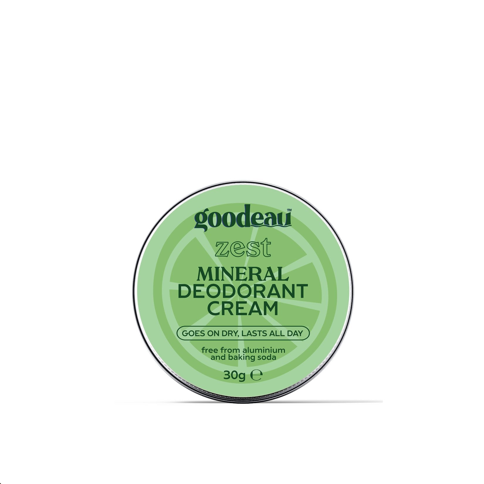 Mineral Deodorant Cream 〰️ Zest - Goodeau